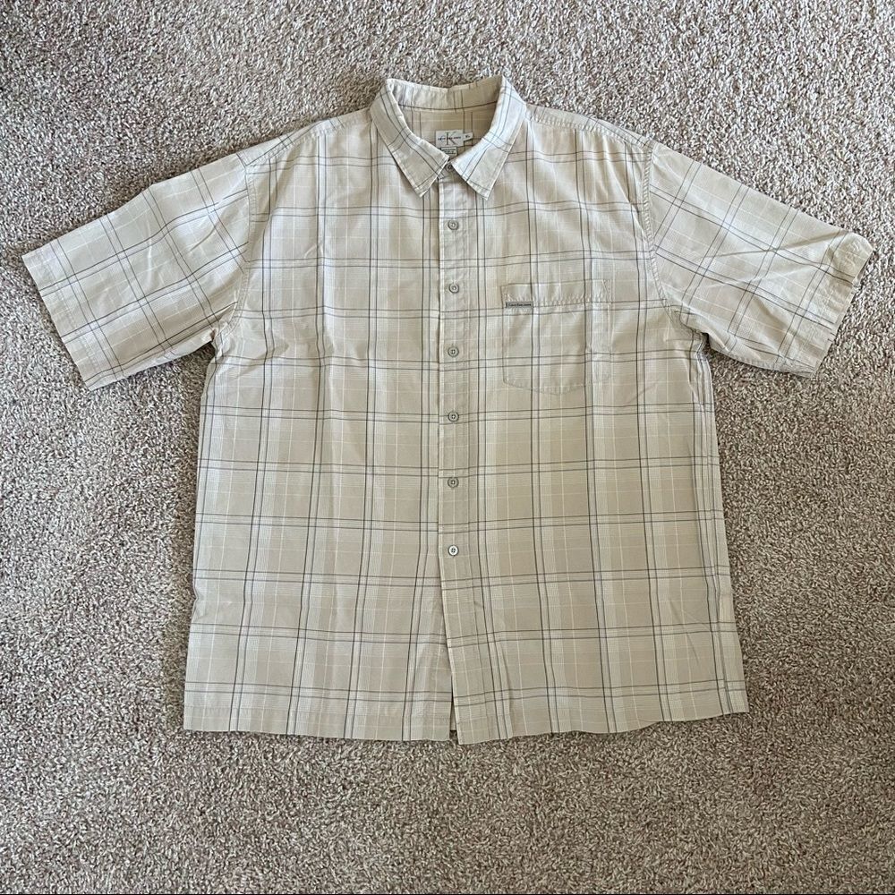 Calvin Klein Button Up Top
